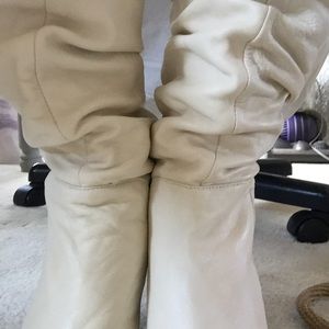 Charles David cream boots